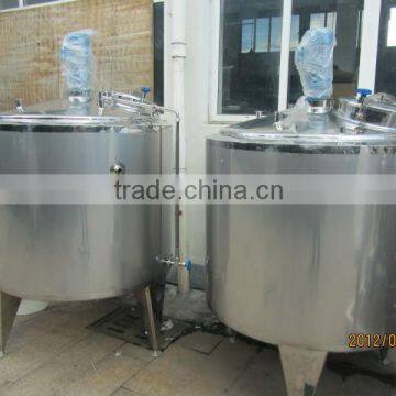 1000L ice cream mixing tank with cooling jacket and mixing paddle