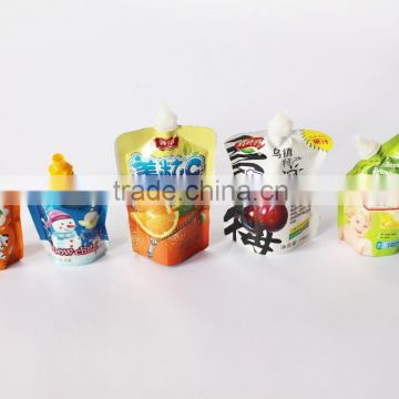 reusable Logo printed stand up pouch with spout packaging