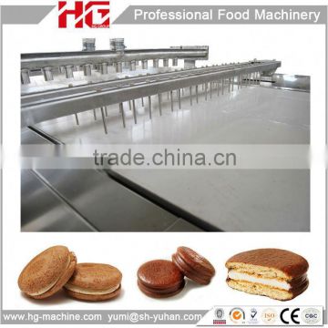 hot selling gas oven chocolate pie making machine