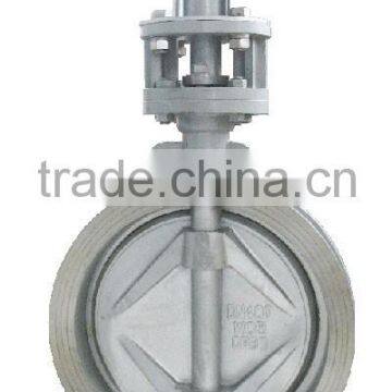 butterfly valve with electric actuator