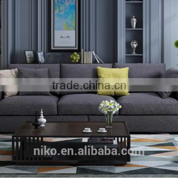 New collection high quality Sdegermo Fabric Feather Morden Sofa Set
