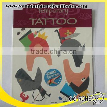 wholesale body tattoos animal print hand finger puppy stickers