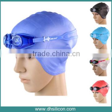 High silicone durable silicone swim cap
