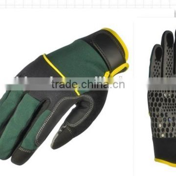 Hgh quality work gloves pu work gloves mechanic gloves