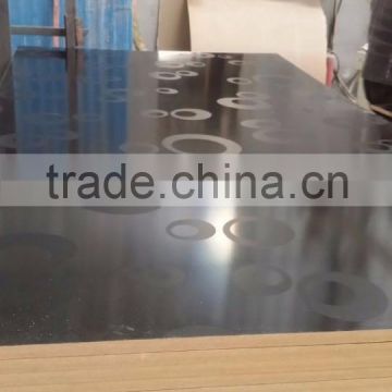 2015 new bubble design black melamine mdf Slot Board from china