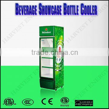 120L /226L/240L Commercial 1 Glass Door Display Beverage Cooler & Freezer Beverage Showcase Bottle Cooler