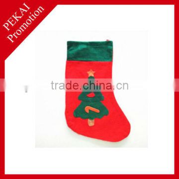 Green mouth applique Christmas stockings