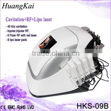 cavitation multipolar rf lipo laser for sale/slimming machines home use(CE Approved)