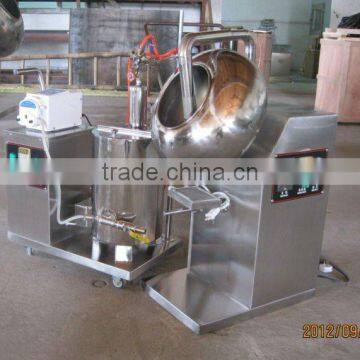 Fully stainless steel wide output range nuts chocolate coating machine