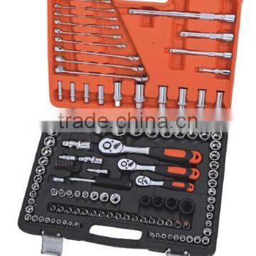 120pcs CRV steel sockets & bits & spanner wrench tools set