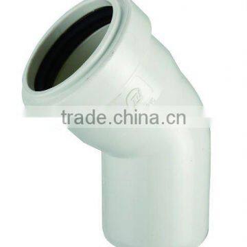 PVC 45 deg elbow with socket