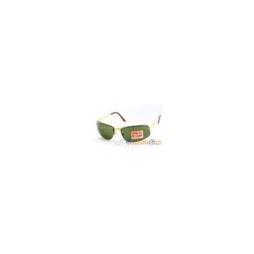 Ray-Ban RB3239-Gold Frame with Green lens,,