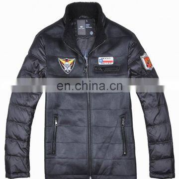 2015 Latest Fashion Men Warm Leather Motorcycle Jacket