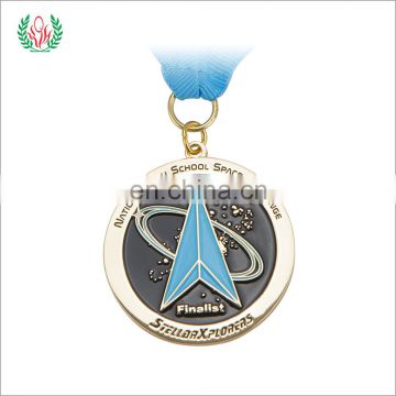 Customized Logo Award Sport Medal With Ribbons Competitive Price/ Lanyards