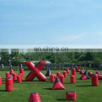 Giant Inflatable M Shape Paintball Bunker For PSP Game