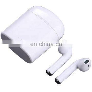 New arrival top Amazon products i7s mini macaroon in ear TWC IPX4 SBC space capsule bluetooth earphone