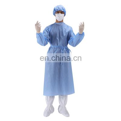 Factory Supply Medical Institution Usage Disposable Isolation Non-Sterile Safety Coverall Suit Gown