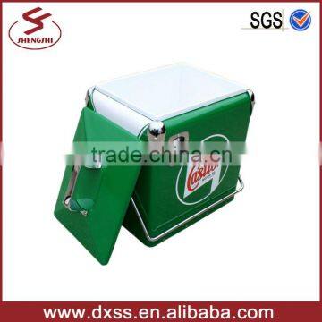 13lt Metal iron leisure cooler box for beer