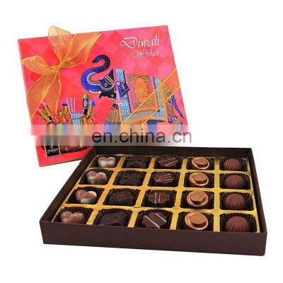 Wholesale paper luxury Diwali sweets chocolate gift packaging box