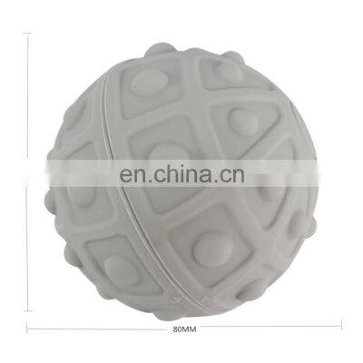 YOUMAY vibrating exercise ball roller massage training ball