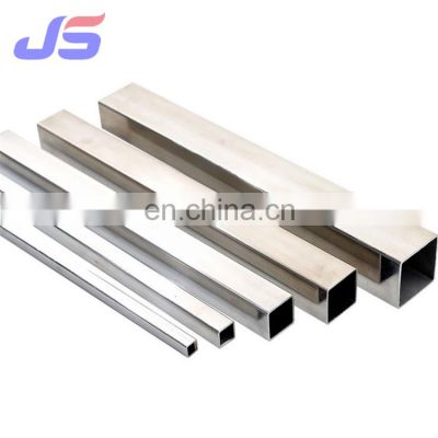 Seamless stainless steel Square tube Pipe  201 202 304 316  Inox pipe  price per kg SS square pipe