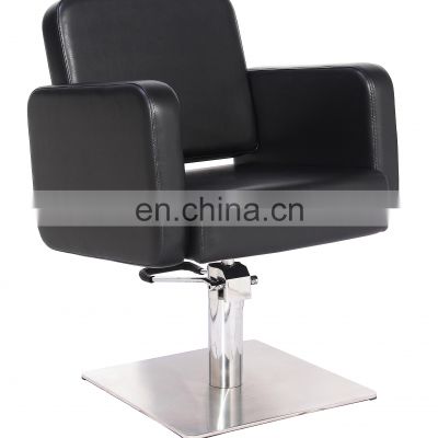 Black Styling Chair European Design Salon Reclining Barber Styling Chair set