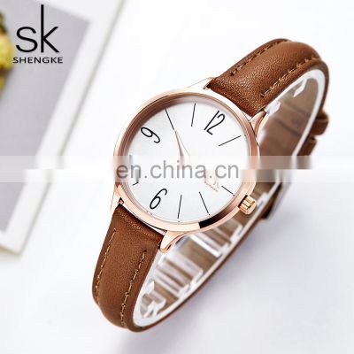 SHENGKE Granny Chic Girl Watch K8064 Ultra Thin montre femme Wristwatch Lady Support Dropshipping Customization Watch