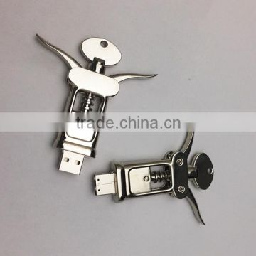 newest design metal openner usb flash drive