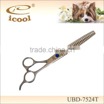 UBD-7524T japan 440c steel professional pet thinning scissors
