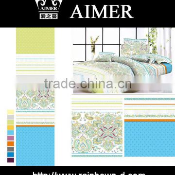 Trade assurance 100%cotton twill 40x40/ 133x74 printed fabric for KING, Queen size