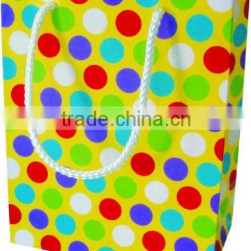 Round spots Paper bag