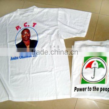 President election campaign T shirt printed logo