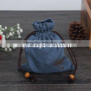 2015 factory cotton pouch ,drawstring jewelry bag