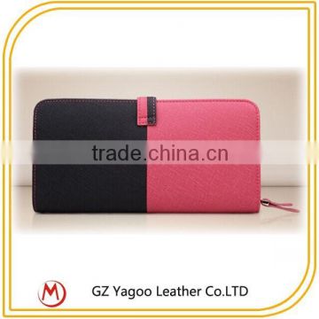 wholesale fashion genuine women leather wallet for lady