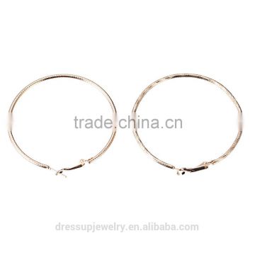 Fashion & Cheap Jewelry South Africa style gold plating tiny pattern hoop earrings