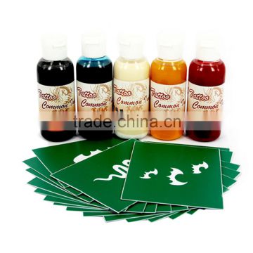 Tagore 40ML/60ML/100ML 35 Colors Professional Airbrush Temporary Tattoo Body Paint Inks