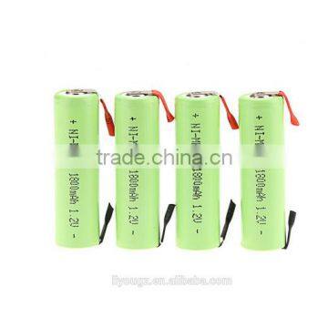 1.2V AA 1800mAh Ni-MH Rechargeable battery
