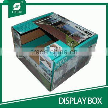 CUSTOM ACCEPT ORDER FOLED CORRUGATED DISPLAY BOX FOR HOME APPLIANCE