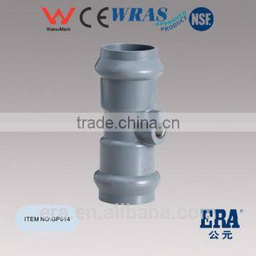 pvc pipe fittings sweep tee TWO FAUCET COPPER SCREW TEE