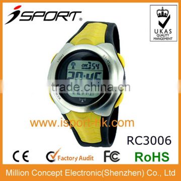 3 ATM Water Resistant Digital Radio Controlled Watches with Stopwatch Function