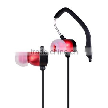 Earphone 2015 uldum top grade earhook metal earphone with mic