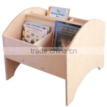 School Wooden Book Storage Cabinet Display Furniture (Toddler Arch Book Browser)