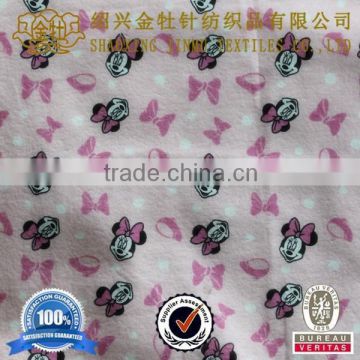 2015 Jinmu textile pink Mickey mouse flannel quilting fleece fabric