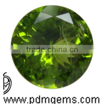 Peridot Round Cut Faceted For Diamond Jewelry From Wholesaler