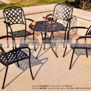 Hot sale! SH213 Cast Aluminum garden furniture aluminium outdoorcturers