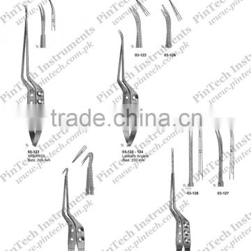 Micro Surgical Scissors Spring Type Bayonet Shape YASARGIL Scissors Instruments