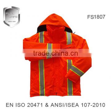 factory direct sale orange red reflective Safety jacket