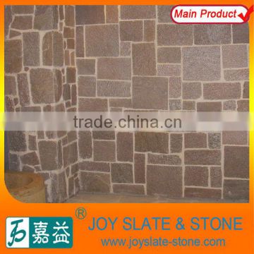 Natural quartz brick wall cladding