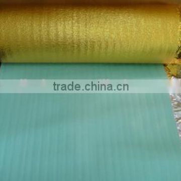 2mm 3mm Blue EPE Foam Laminate Floor Underlay With Silver Foil