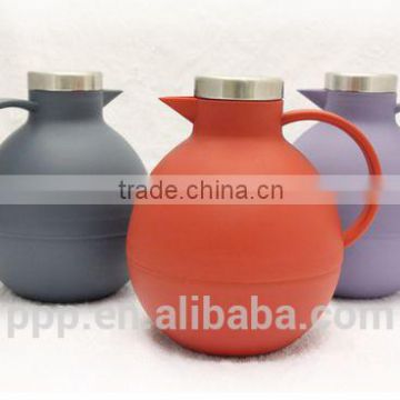 1.0L Plastic body vacuum thermos with glass liner inside